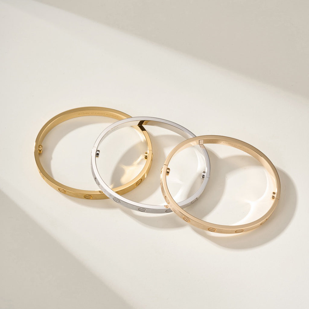 [Triumph Jewelry]LOVE BRACELET 6.1MM BRUSHED