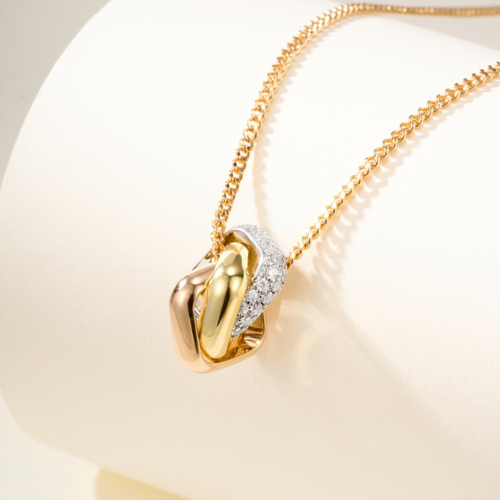 [Triumph Jewelry]TRINITY CUSHION NECKLACE COLLECTION