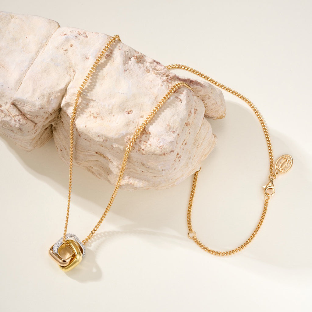 [Triumph Jewelry]TRINITY CUSHION NECKLACE COLLECTION