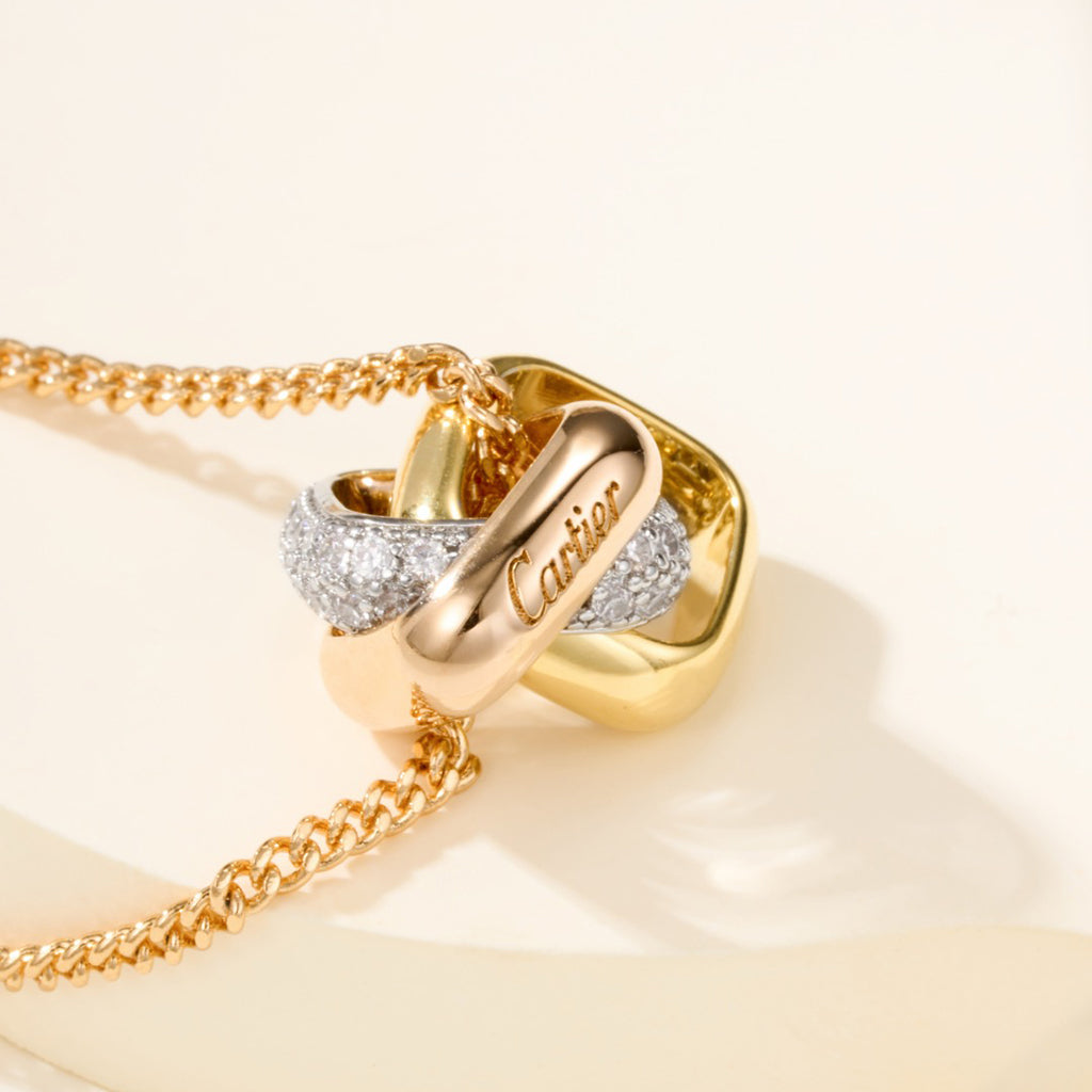 [Triumph Jewelry]TRINITY CUSHION NECKLACE COLLECTION