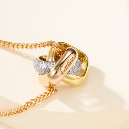 [Triumph Jewelry]TRINITY CUSHION NECKLACE COLLECTION