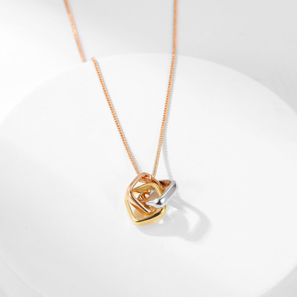 [Triumph Jewelry]TRINITY CUSHION NECKLACE COLLECTION