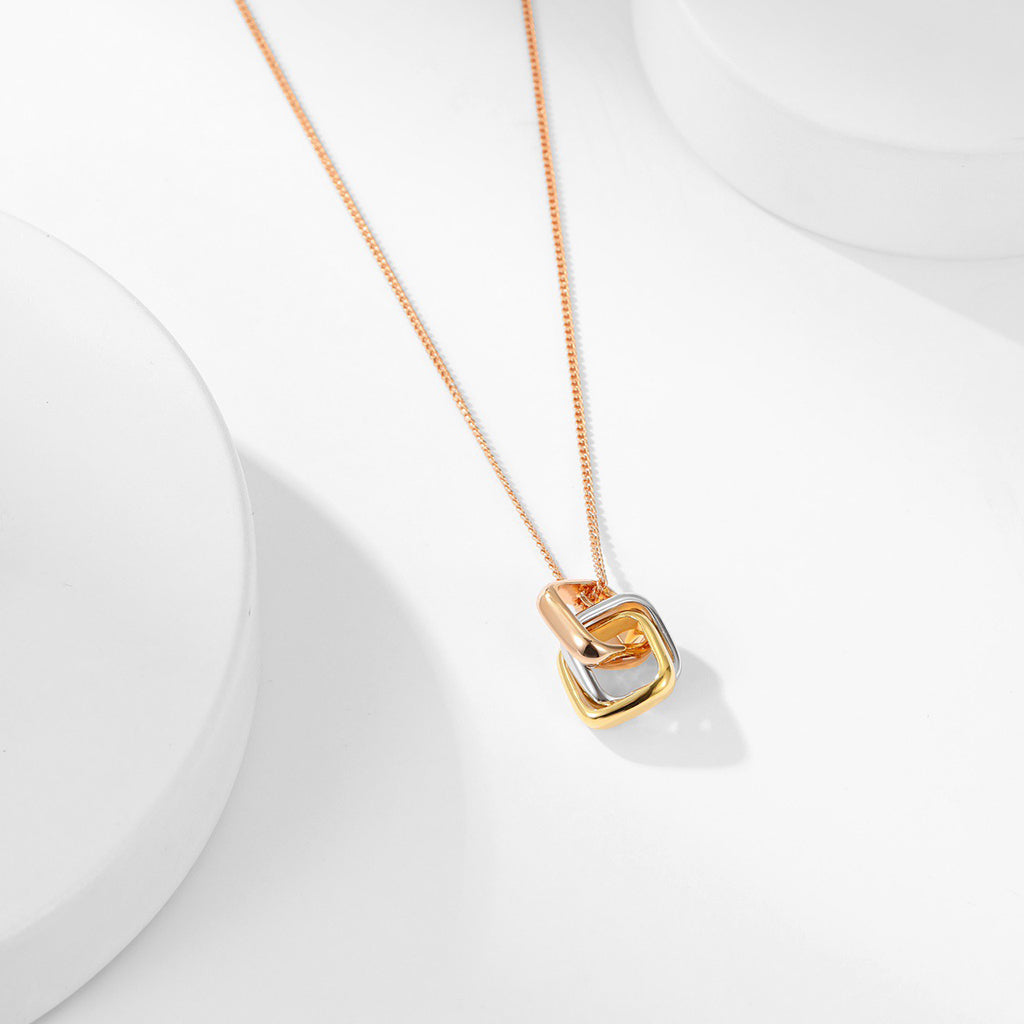 [Triumph Jewelry]TRINITY CUSHION NECKLACE COLLECTION