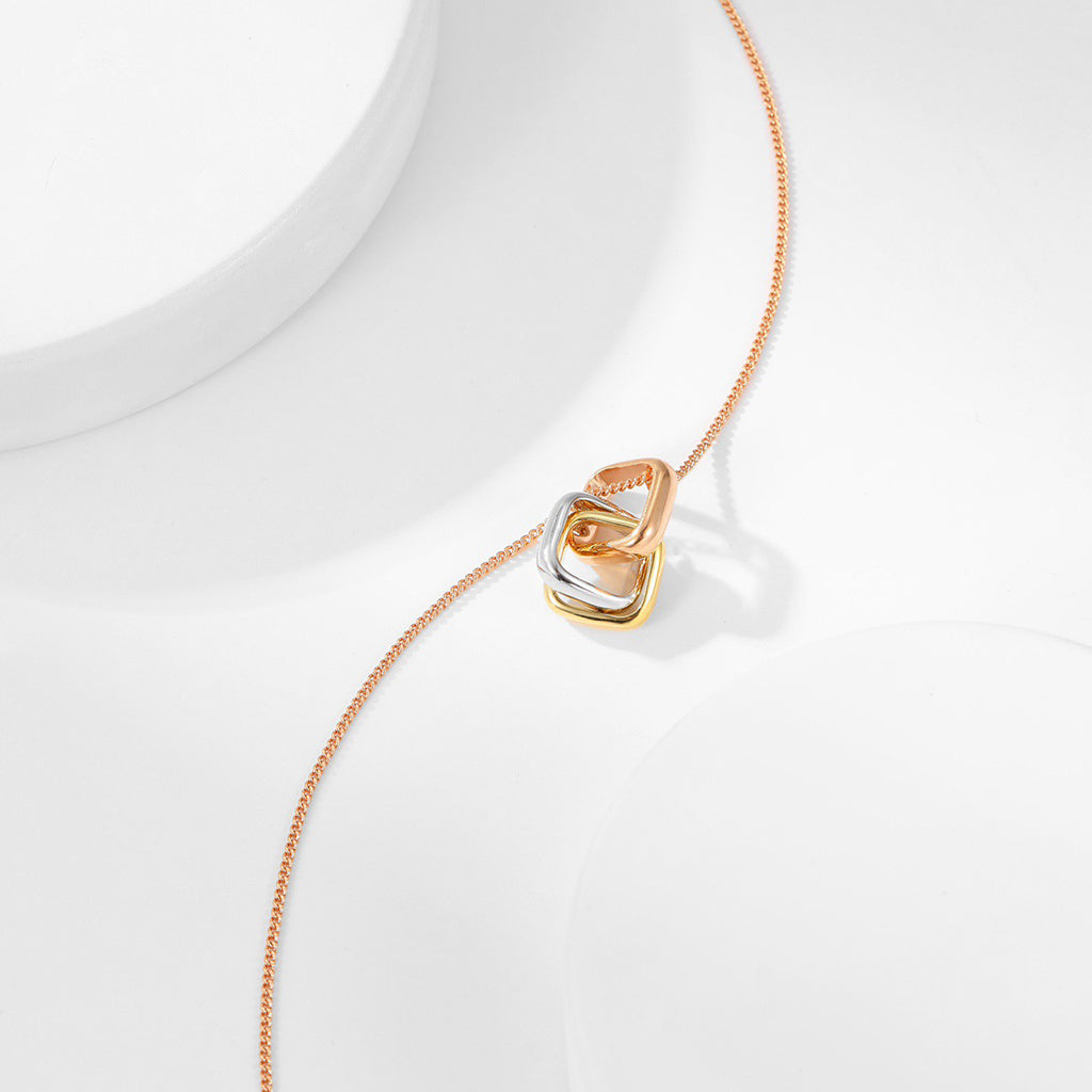 [Triumph Jewelry]TRINITY CUSHION NECKLACE COLLECTION