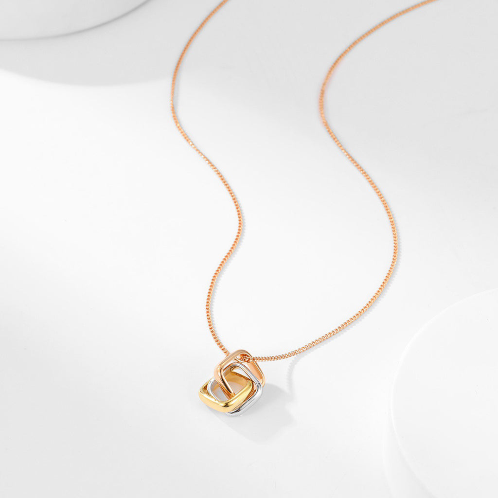 [Triumph Jewelry]TRINITY CUSHION NECKLACE COLLECTION