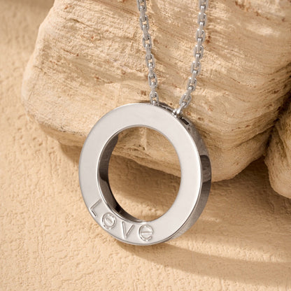 [Triumph Jewelry]LOVE NECKLACE 16MM  FULL DIAMOND