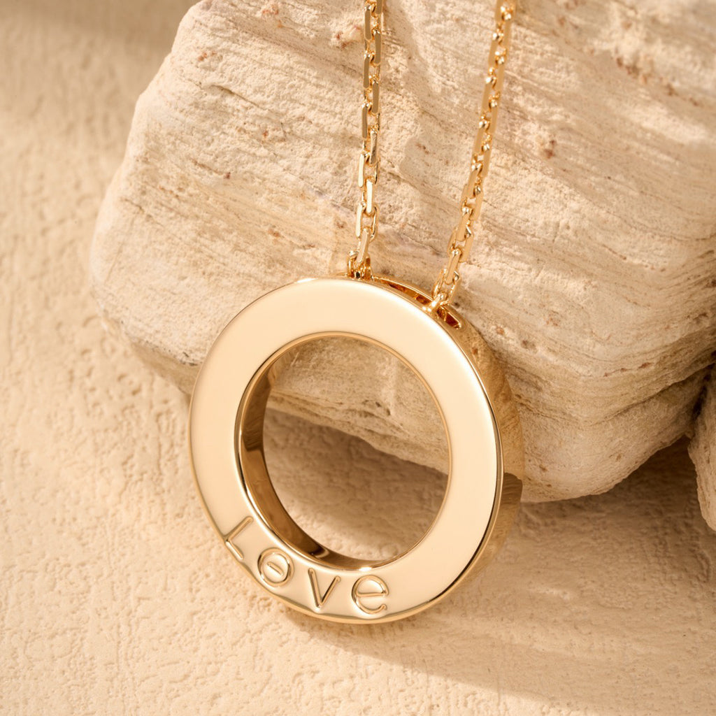 [Triumph Jewelry]LOVE NECKLACE 16MM  FULL DIAMOND