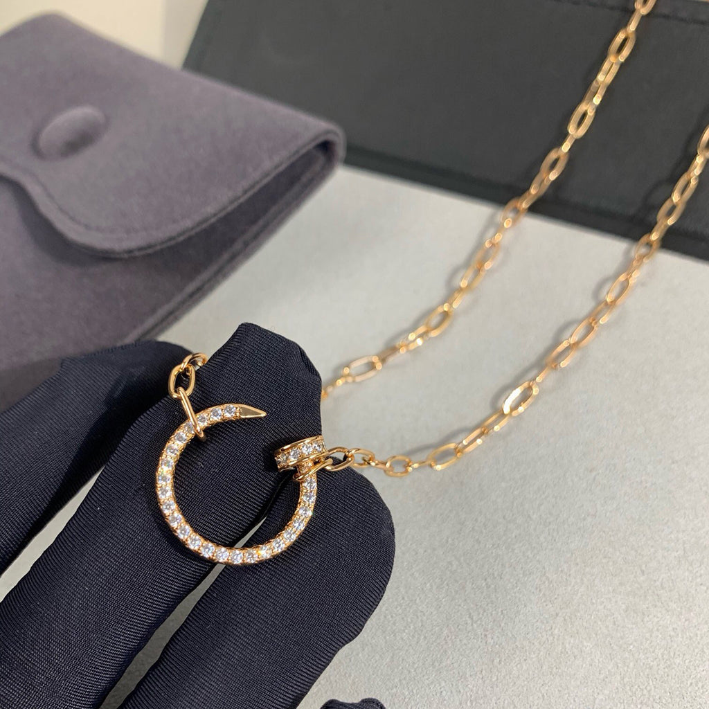 [Triumph Jewelry]JUSTE NECKLACE FULL DIAMONDS