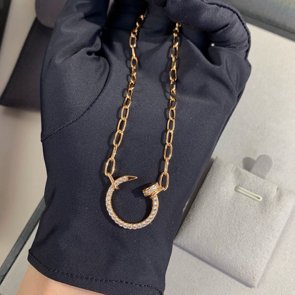 [Triumph Jewelry]JUSTE NECKLACE FULL DIAMONDS