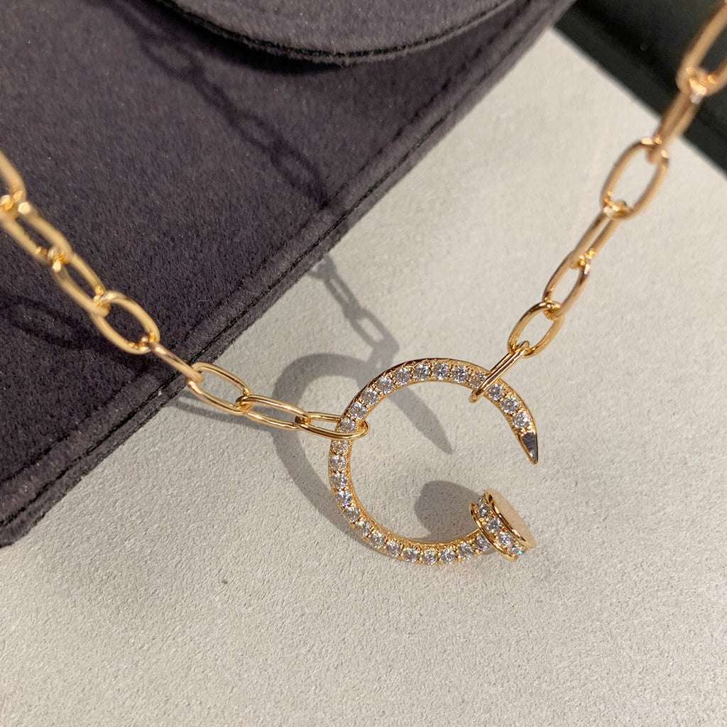 [Triumph Jewelry]JUSTE NECKLACE FULL DIAMONDS