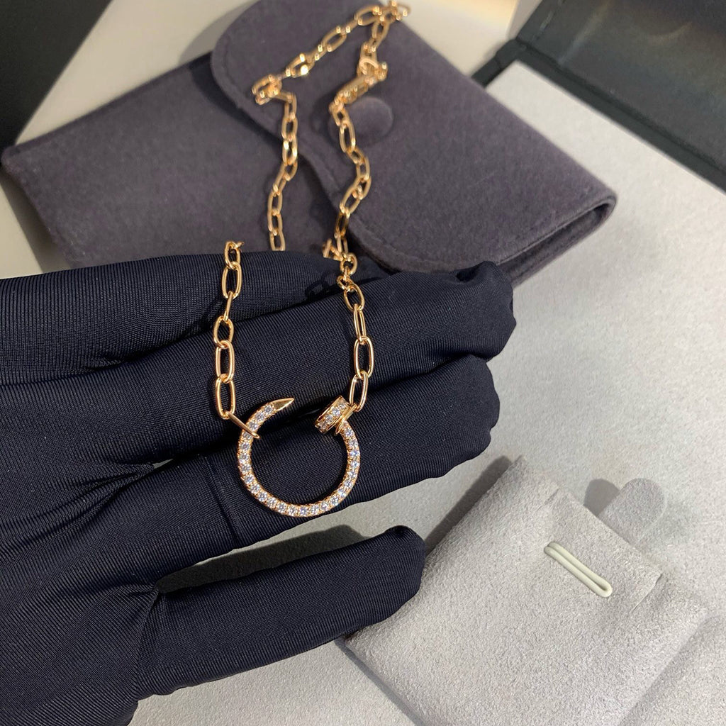 [Triumph Jewelry]JUSTE NECKLACE FULL DIAMONDS