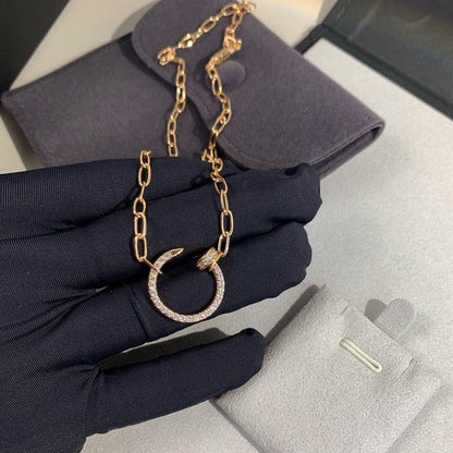 [Triumph Jewelry]JUSTE NECKLACE FULL DIAMONDS