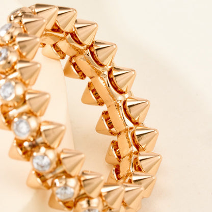 [Triumph Jewelry]CLASH 6.8MM DIAMOND MEDIUM RING