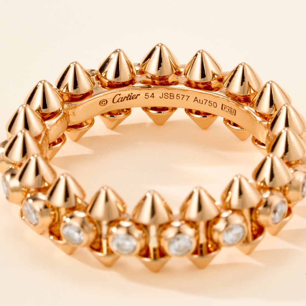 [Triumph Jewelry]CLASH 6.8MM DIAMOND MEDIUM RING