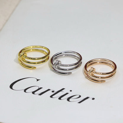 [Triumph Jewelry]JUSTE RING 4.8MM HALF DIAMOND