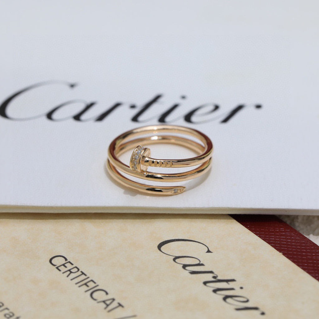 [Triumph Jewelry]JUSTE RING 4.8MM HALF DIAMOND