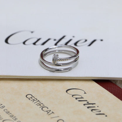 [Triumph Jewelry]JUSTE RING 4.8MM HALF DIAMOND