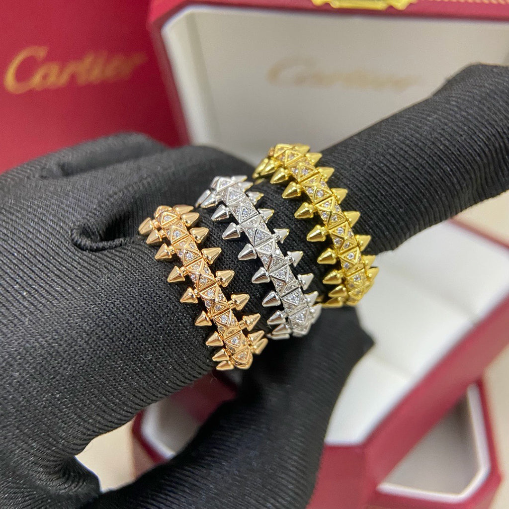 [Triumph Jewelry]CLASH 6.4MM SMALL FULL DIAMOND RING