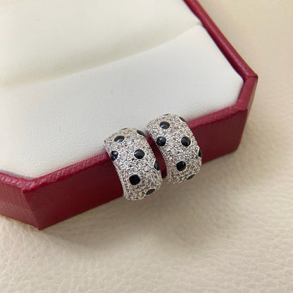 [Triumph Jewelry]PANTHERE MINI FULL DIAMOND EARRINGS