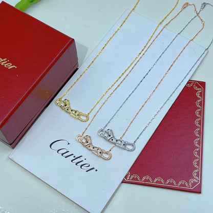 [Triumph Jewelry]PANTHERE PAVED DIAMOND NECKLACE