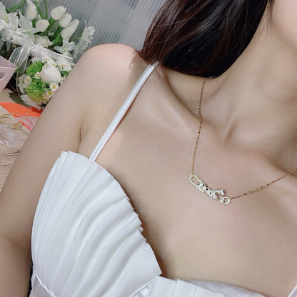 [Triumph Jewelry]PANTHERE PAVED DIAMOND NECKLACE