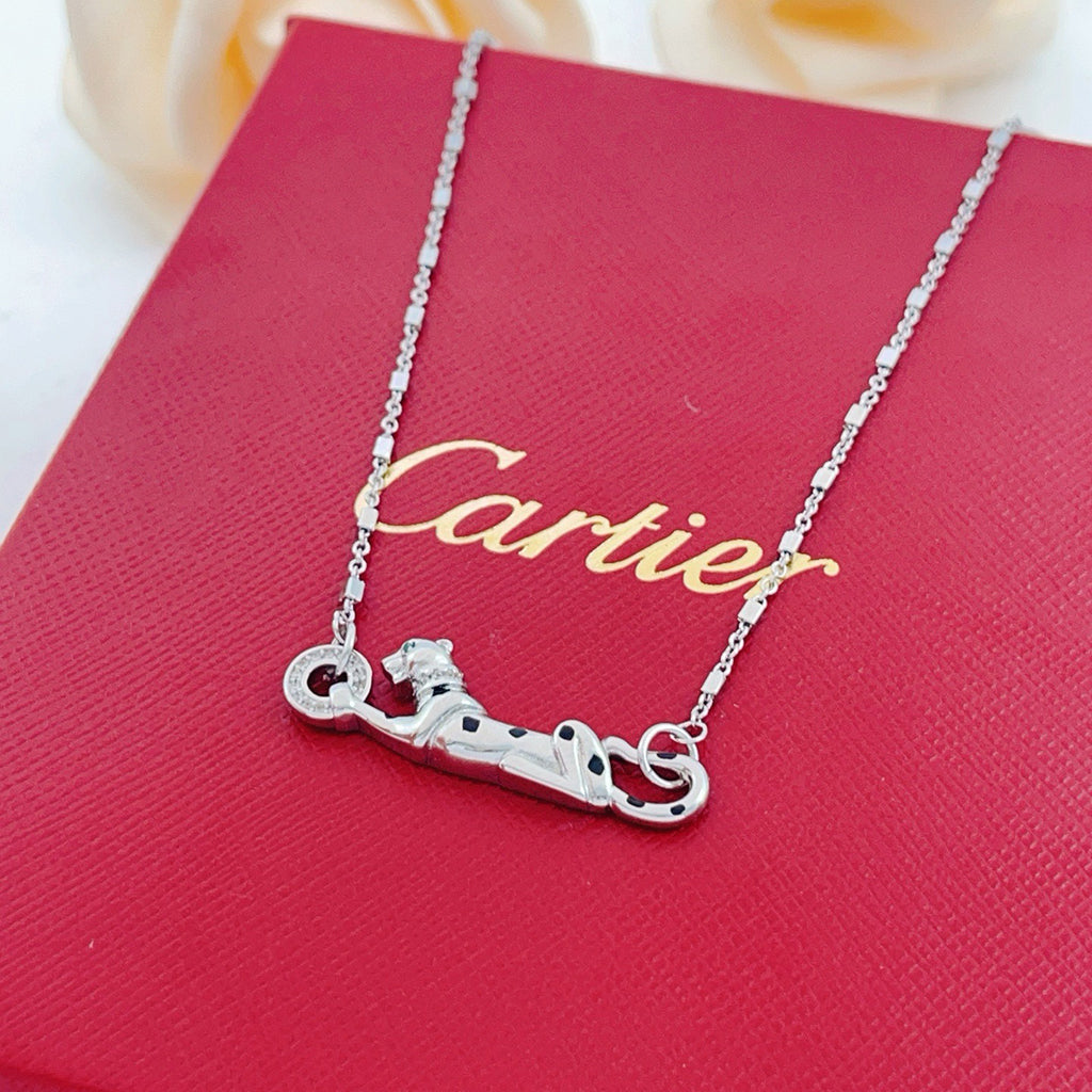 [Triumph Jewelry]PANTHERE FULL DIAMOND NECKLACE