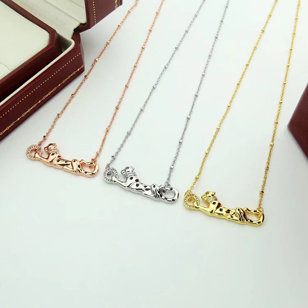 [Triumph Jewelry]PANTHERE FULL DIAMOND NECKLACE