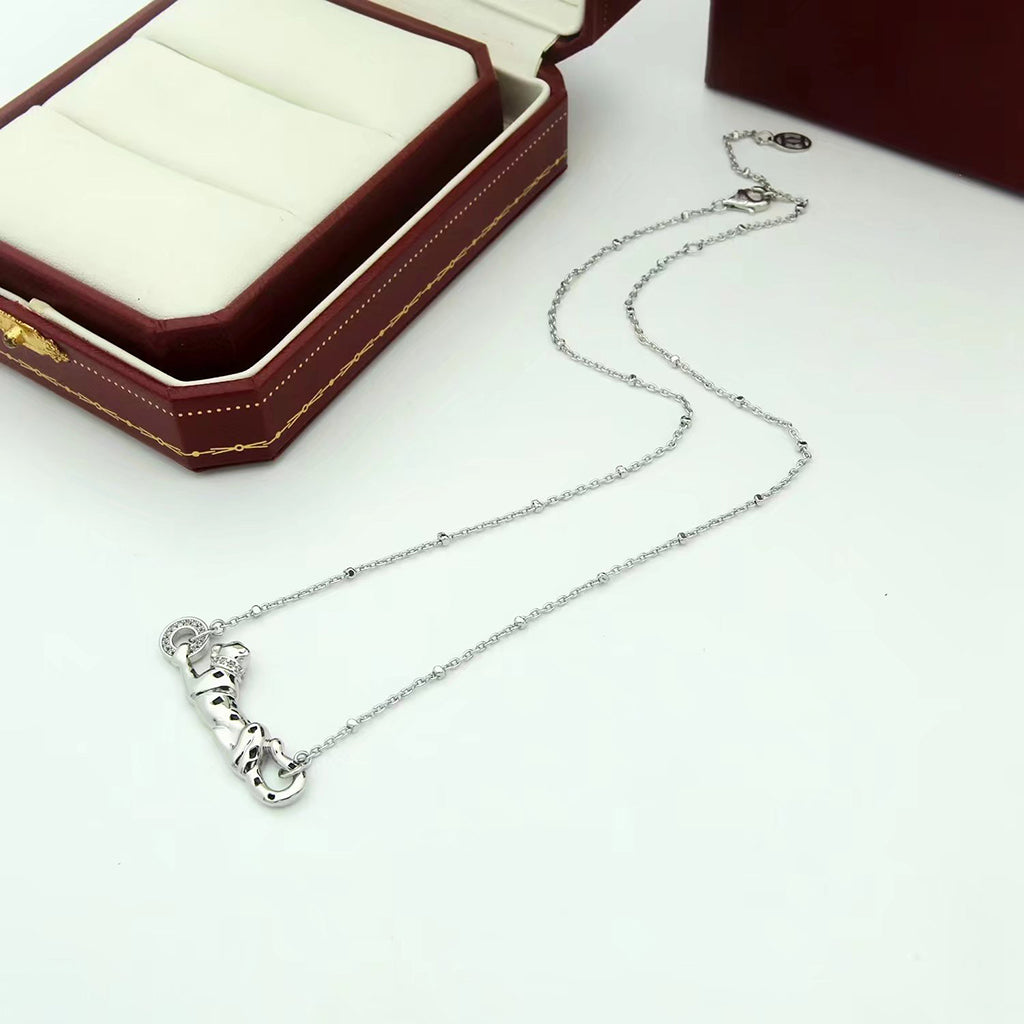 [Triumph Jewelry]PANTHERE FULL DIAMOND NECKLACE