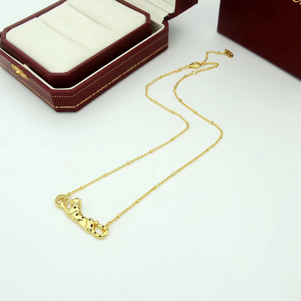 [Triumph Jewelry]PANTHERE FULL DIAMOND NECKLACE