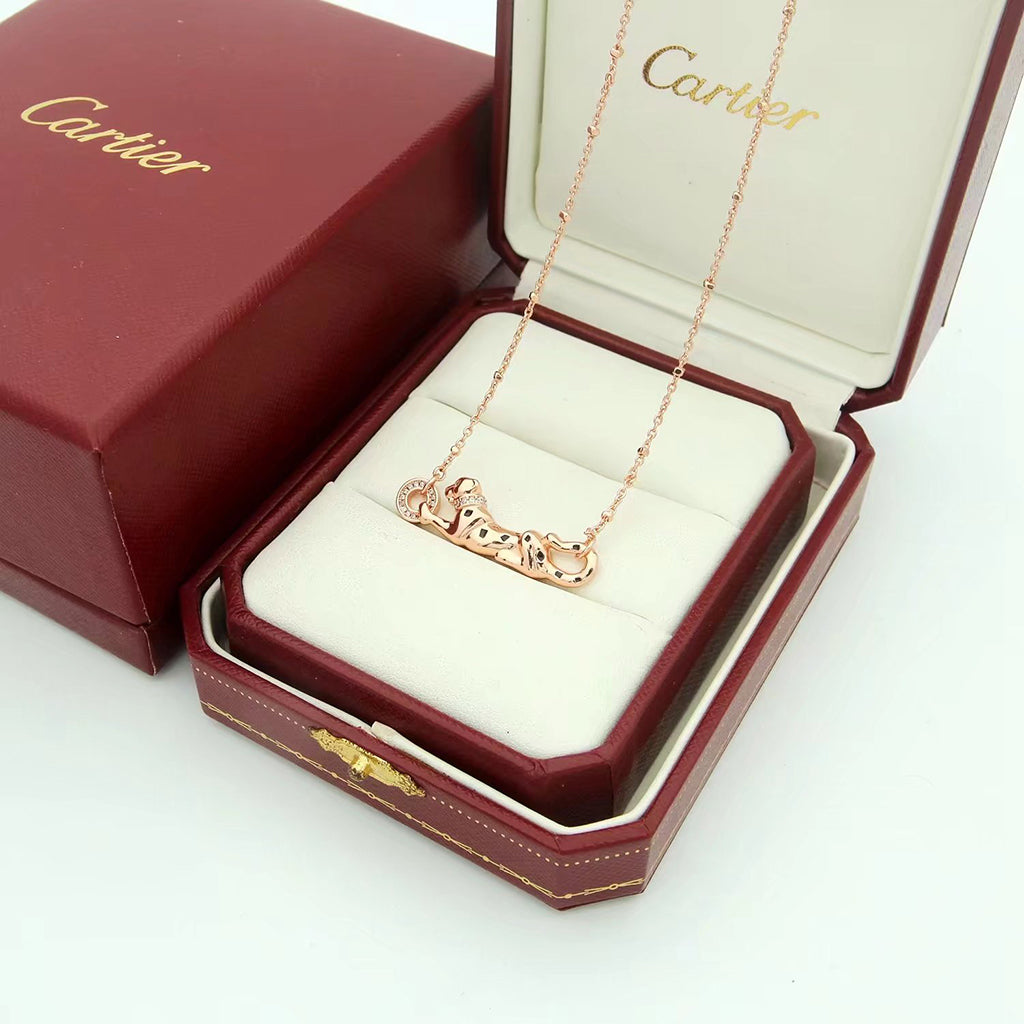 [Triumph Jewelry]PANTHERE FULL DIAMOND NECKLACE
