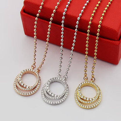 [Triumph Jewelry]ETINCELLE  FULL DIAMOND NECKLACE