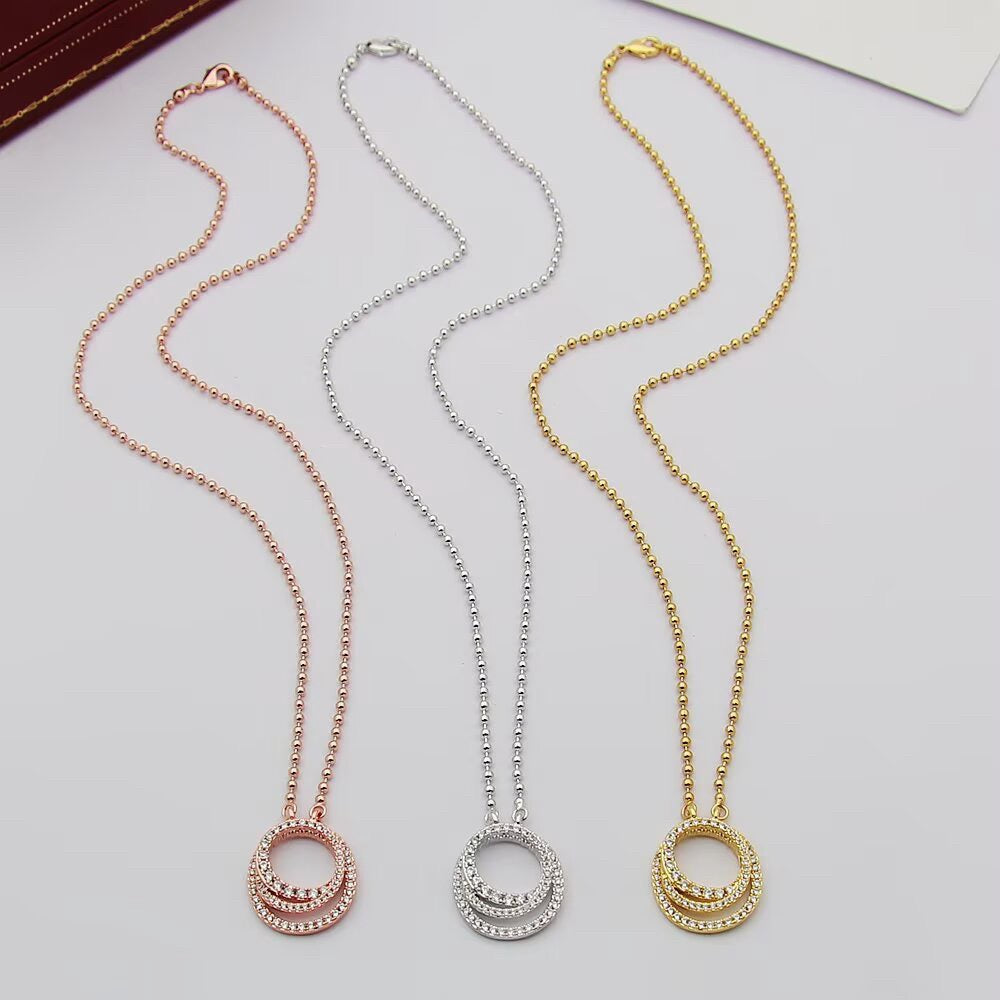 [Triumph Jewelry]ETINCELLE  FULL DIAMOND NECKLACE