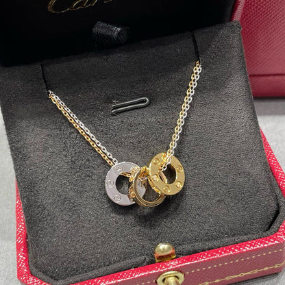 [Triumph Jewelry]LOVE 6 DIAMOND PENDANT NECKLACE