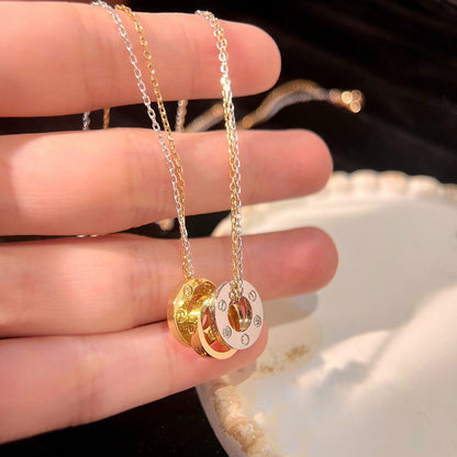 [Triumph Jewelry]LOVE 6 DIAMOND PENDANT NECKLACE