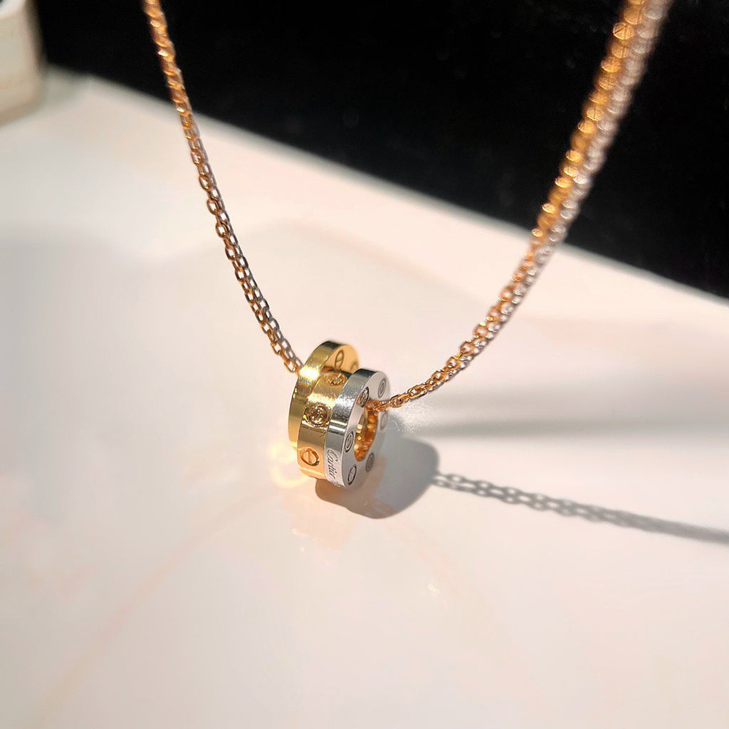 [Triumph Jewelry]LOVE 6 DIAMOND PENDANT NECKLACE