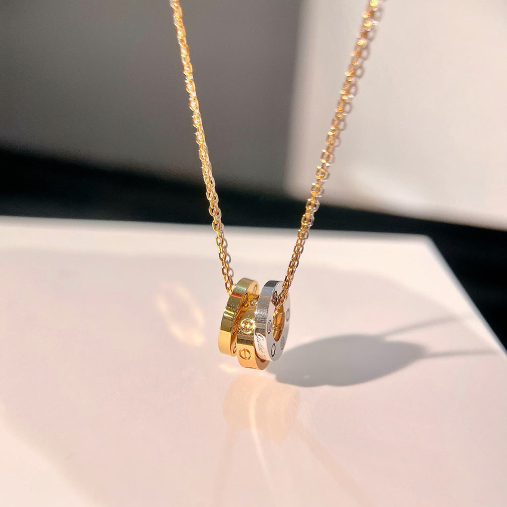 [Triumph Jewelry]LOVE 6 DIAMOND PENDANT NECKLACE