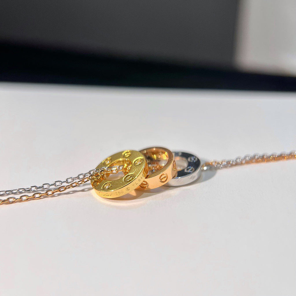 [Triumph Jewelry]LOVE 6 DIAMOND PENDANT NECKLACE