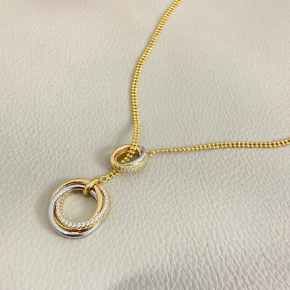 [Triumph Jewelry]TRINITY DIAMONDS NECKLACE