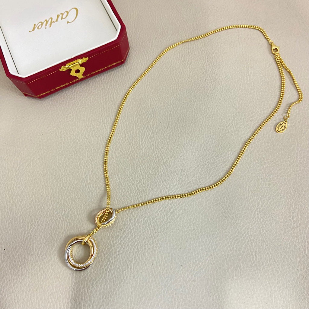 [Triumph Jewelry]TRINITY DIAMONDS NECKLACE