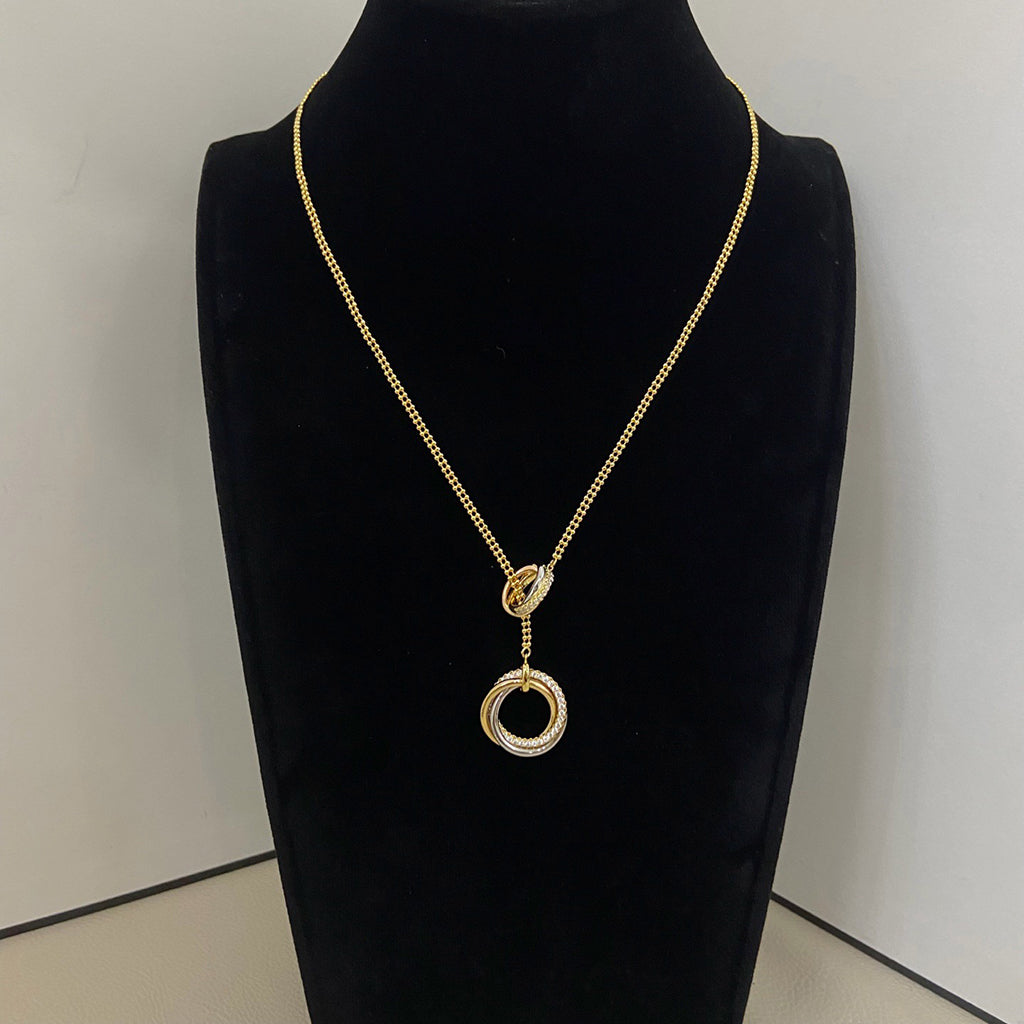[Triumph Jewelry]TRINITY DIAMONDS NECKLACE