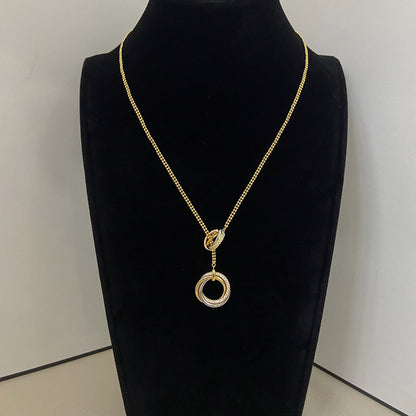 [Triumph Jewelry]TRINITY DIAMONDS NECKLACE
