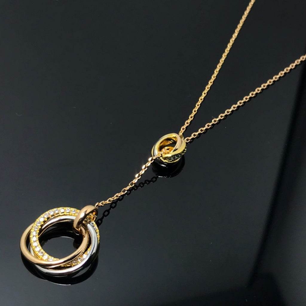 [Triumph Jewelry]TRINITY DIAMONDS NECKLACE