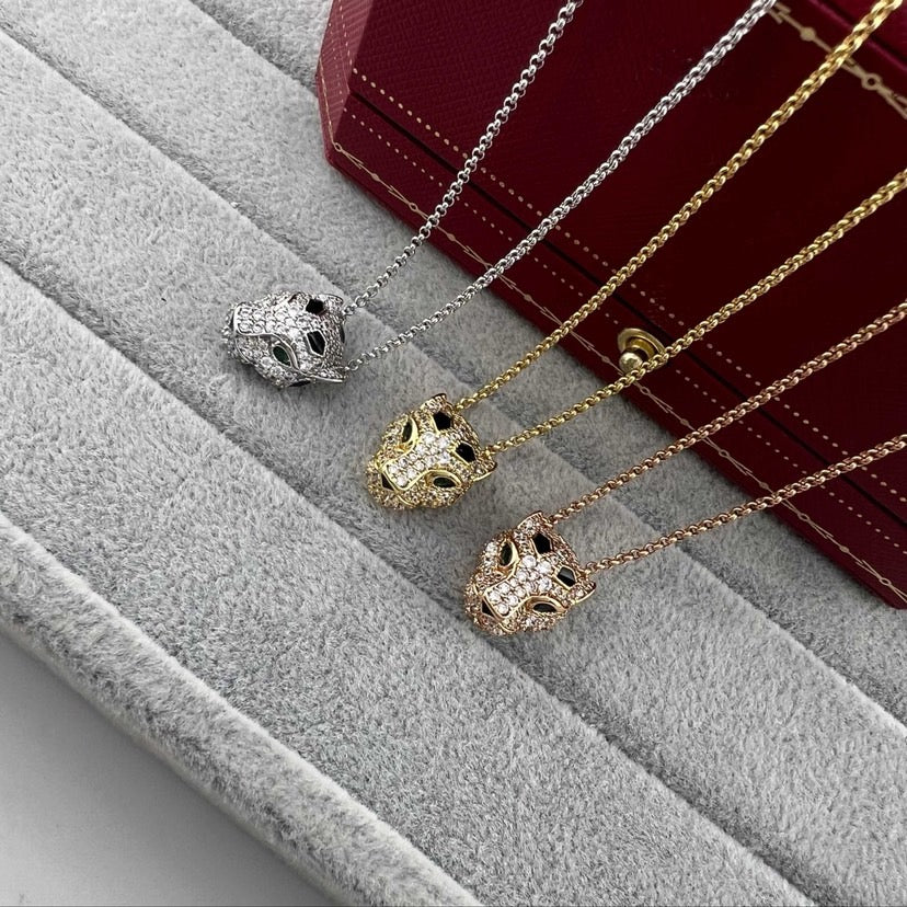 [Triumph Jewelry]PANTHERE FULL DIAMOND NECKLACE
