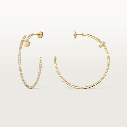 [Triumph Jewelry]JUSTE FULL DIAMOND LARGE EARRINGS
