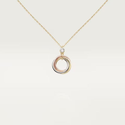 [Triumph Jewelry]TRINITY  NECKLACE 1 DIAMOND