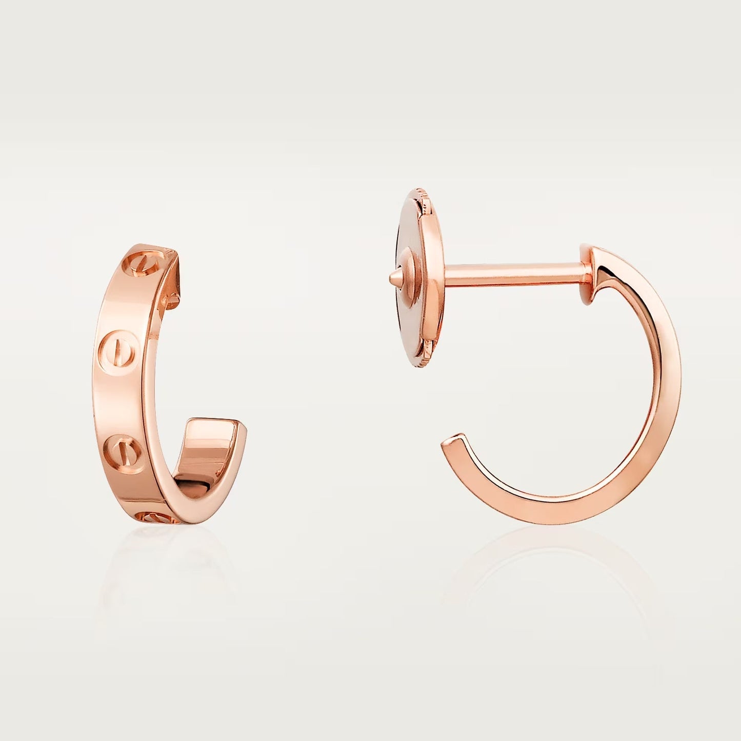 [Triumph Jewelry]LOVE EARRINGS 2.65 MM NO DIAMOND SMALL