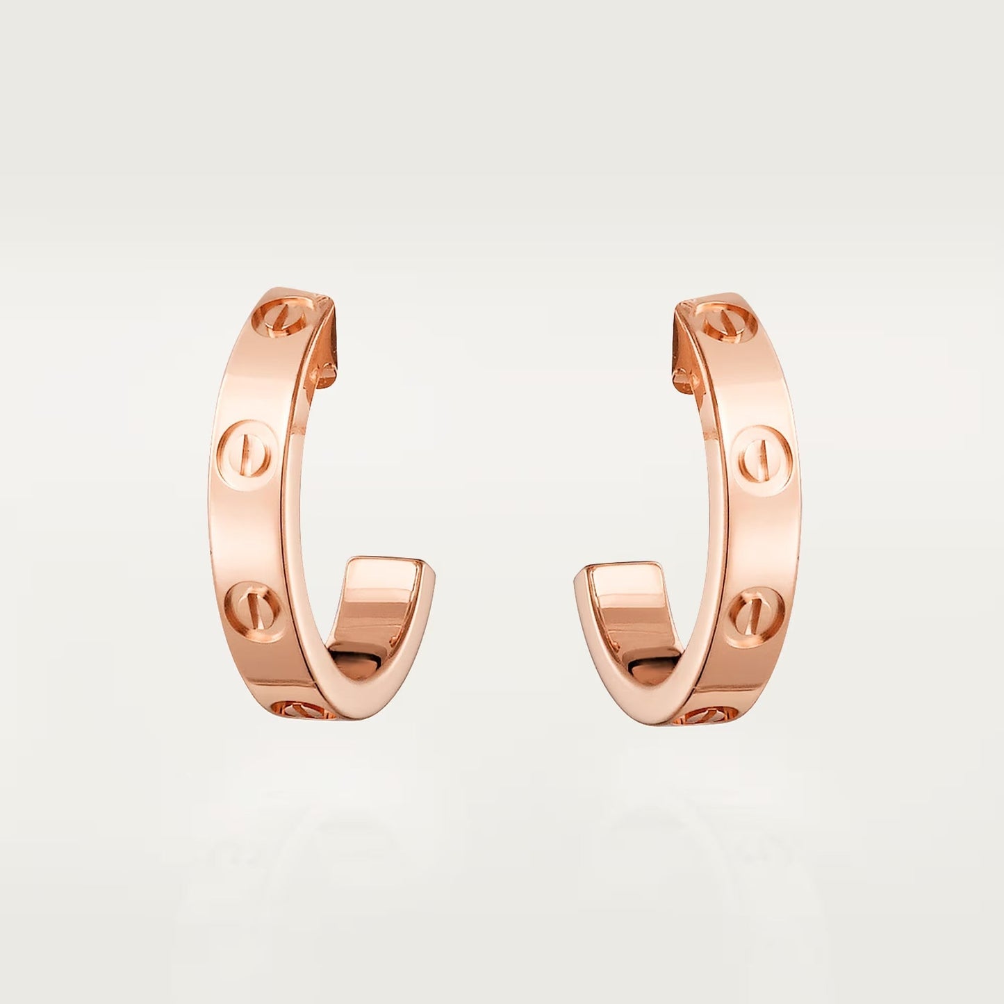 [Triumph Jewelry]LOVE EARRINGS 2.65 MM NO DIAMOND SMALL