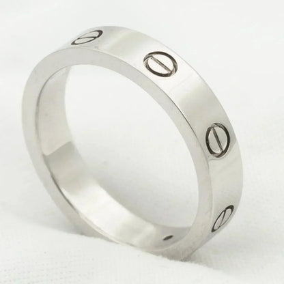 [Triumph Jewelry]LOVE RING 4MM 1 DIAMOND SILVER