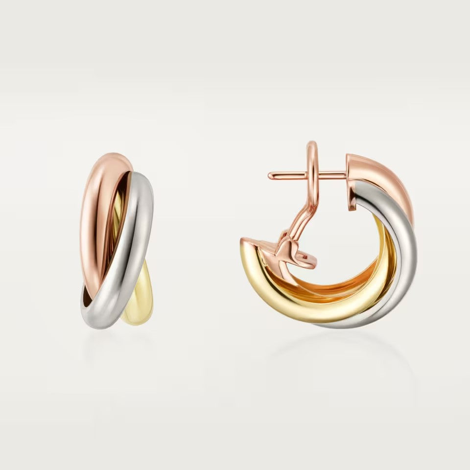 [Triumph Jewelry]TRINITY ON DIAMOND CLASSIC EARRINGS