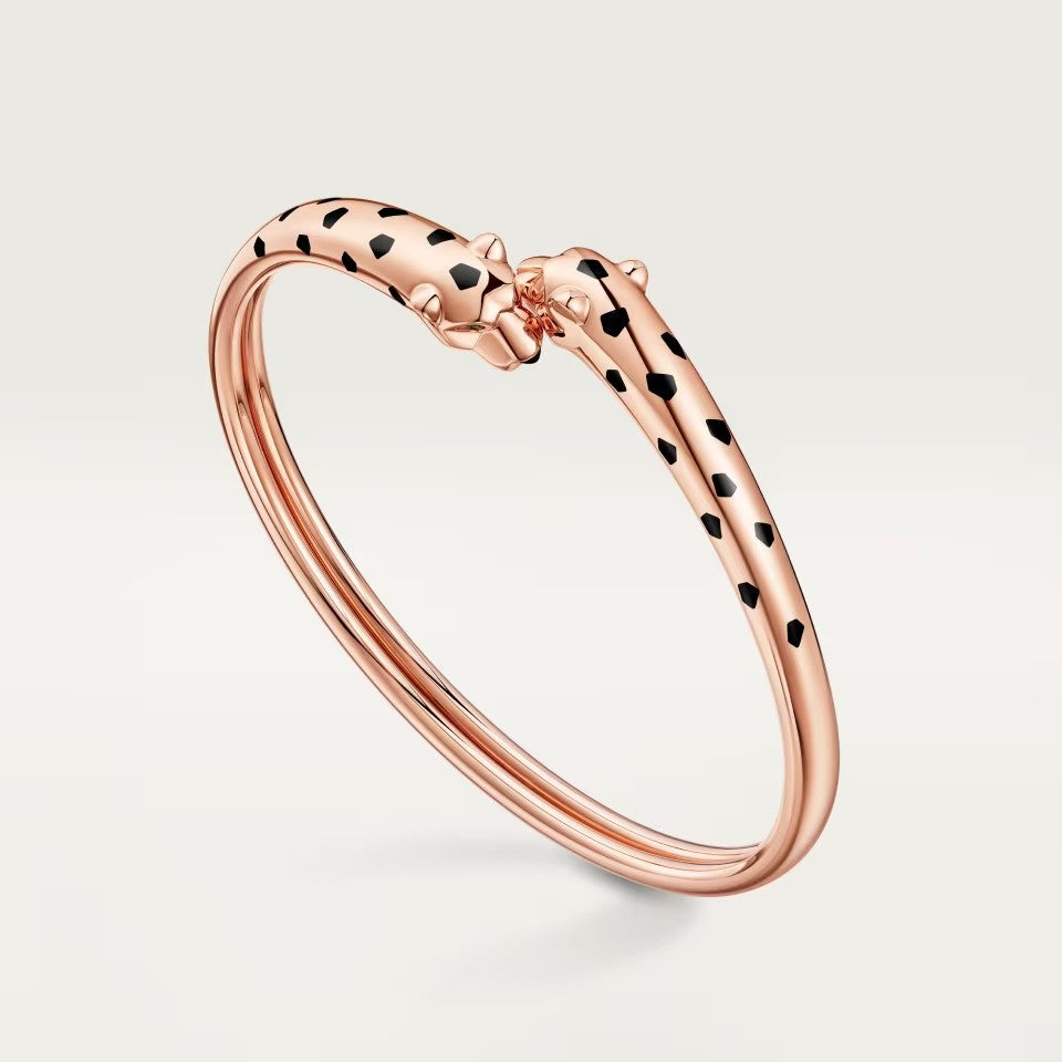 [Triumph Jewelry]PANTHERE DOUBLE HEADED OPEN BRACELET